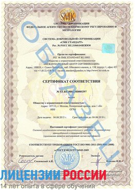 Образец сертификата соответствия Беслан Сертификат ISO/TS 16949